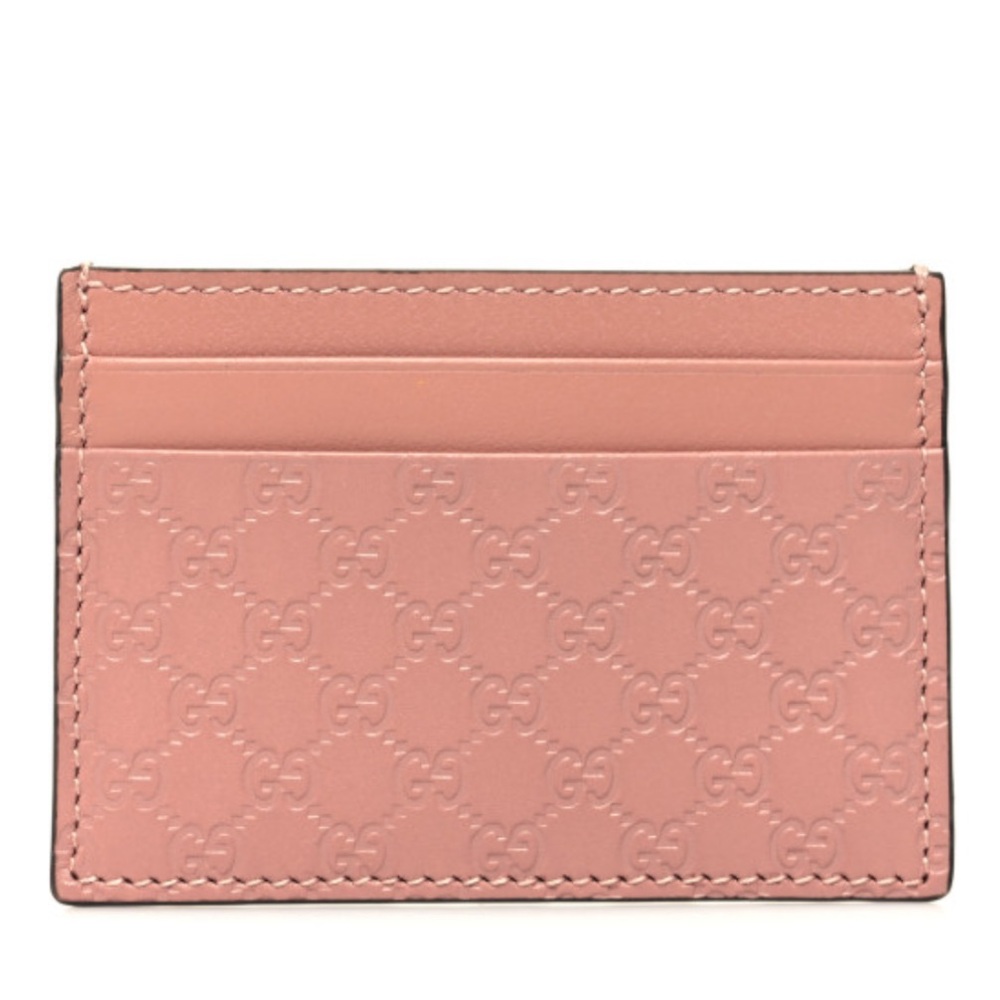 SOLD - Gucci Microguccissima Pattern Leather Card Holder NEW - Picture 1 of 7